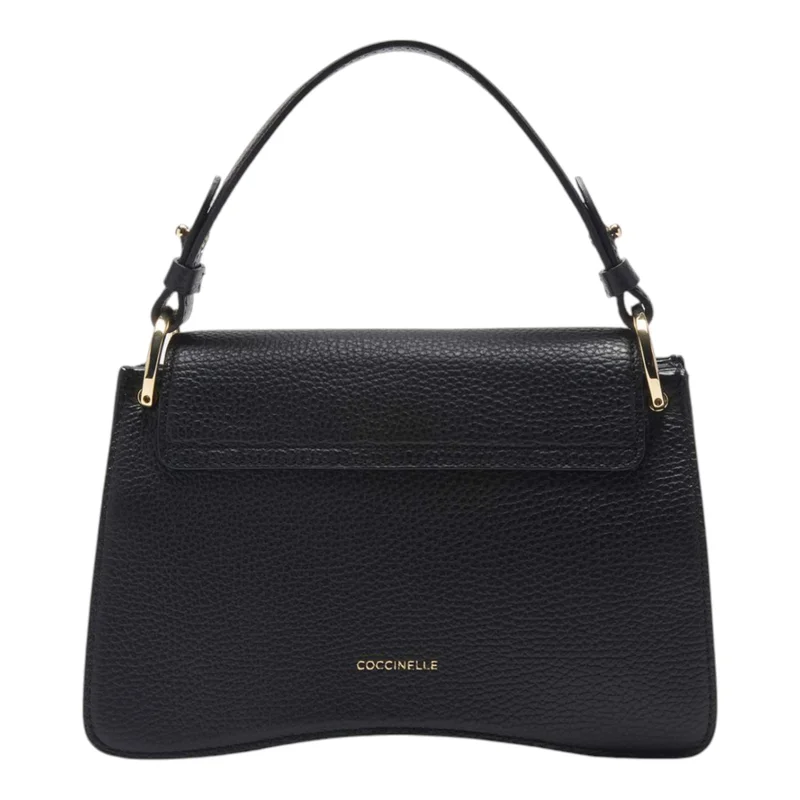 COCCINELLE Black C-Me Top Handle Bag Small for Women | Best Price UAE